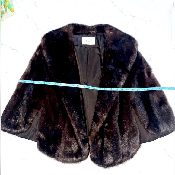 Vintage The Denver Mink Caplet/Shrug - Picture 8 of 11